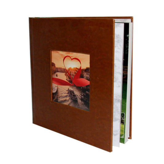 Fotolibro Oviedo Piel Premium (Tapa con Ventana) - Photobook Mx
