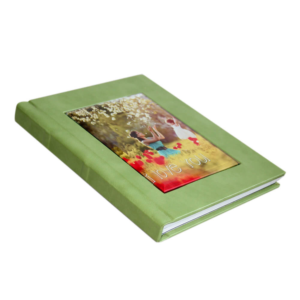 Fotolibro Oviedo Cristal con Piel Premium - Photobook Mx